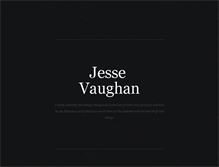 Tablet Screenshot of jessevaughan.com